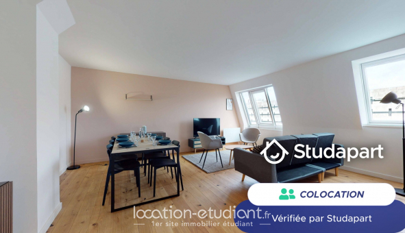 Colocation tudiante Studio à Lille (59800)