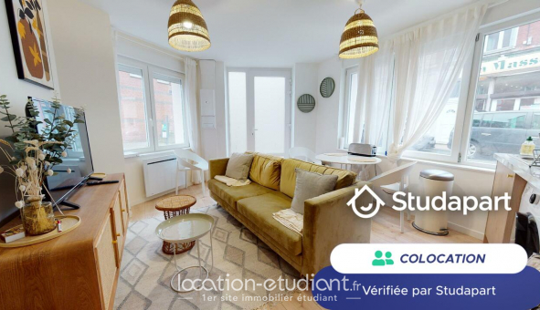 Colocation tudiante Studio à Lille (59800)