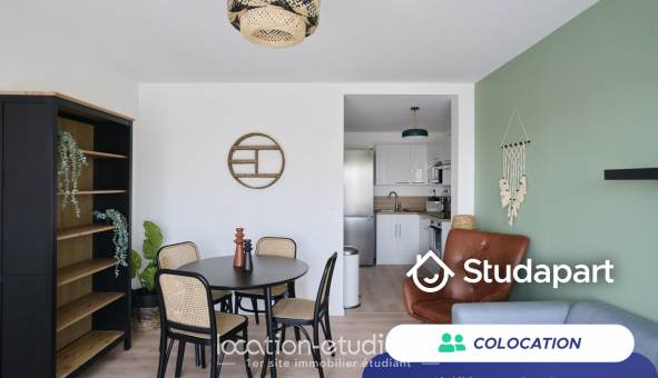 Colocation tudiante Studio à Lille (59800)