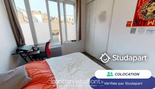 Colocation tudiante Studio à Lille (59800)