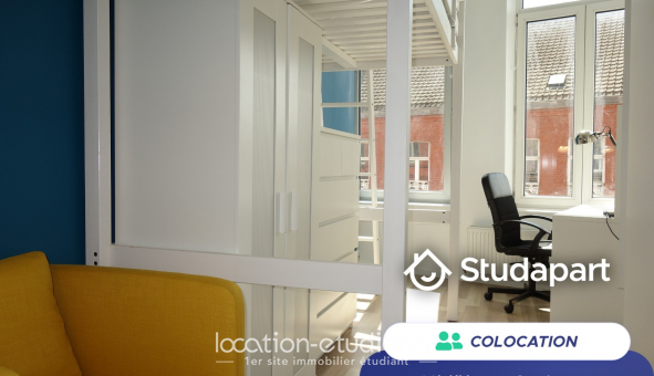 Colocation tudiante Studio à Lille (59800)