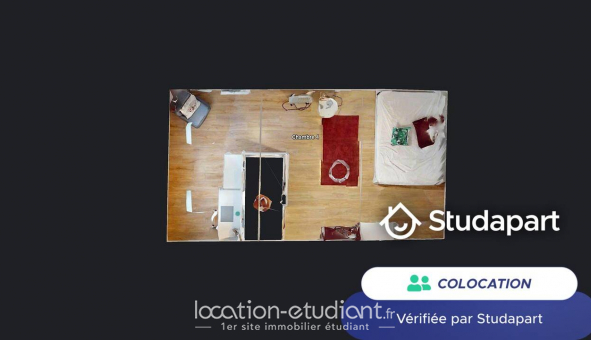 Colocation tudiante Studio à Lille (59800)