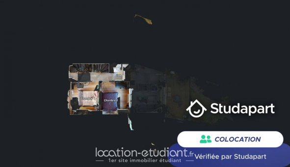 Colocation tudiante Studio à Lille (59800)