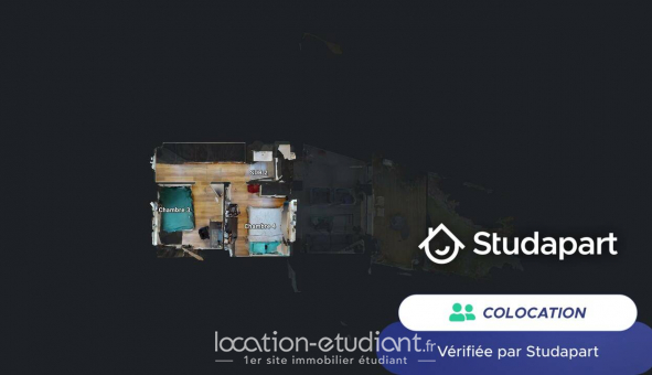 Colocation tudiante Studio à Lille (59800)