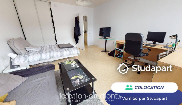 Colocation tudiante Studio à Lille (59800)