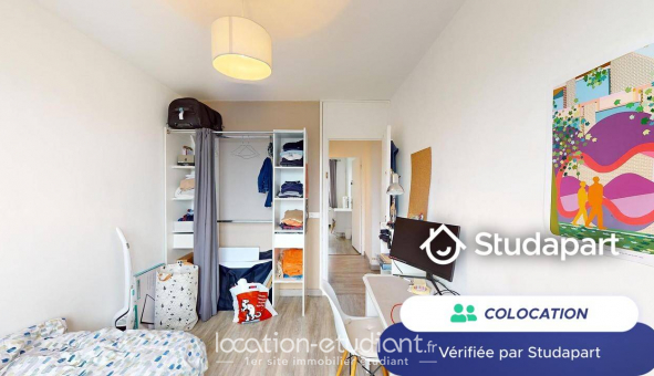 Colocation tudiante Studio à Lille (59800)