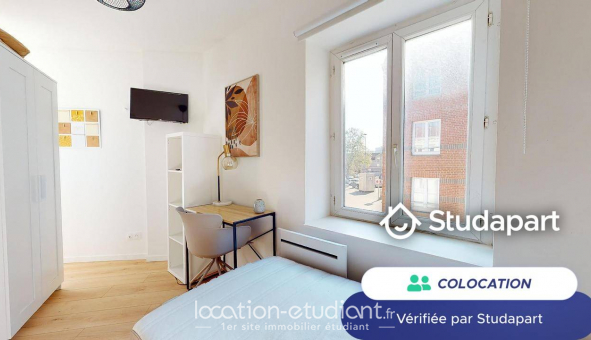 Colocation tudiante Studio à Lille (59800)