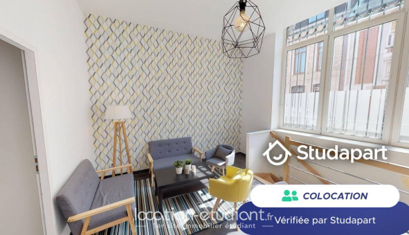 Colocation tudiante Studio à Lille (59800)