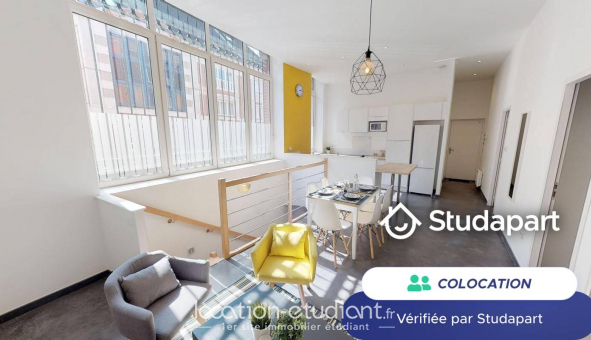 Colocation tudiante Studio à Lille (59800)