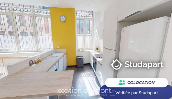 Colocation tudiante Studio à Lille (59800)