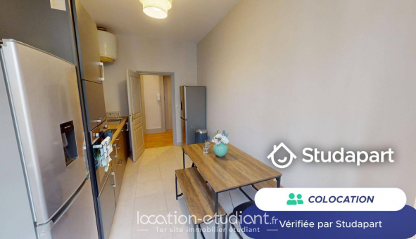 Colocation tudiante Studio à Lyon 2me arrondissement (69002)