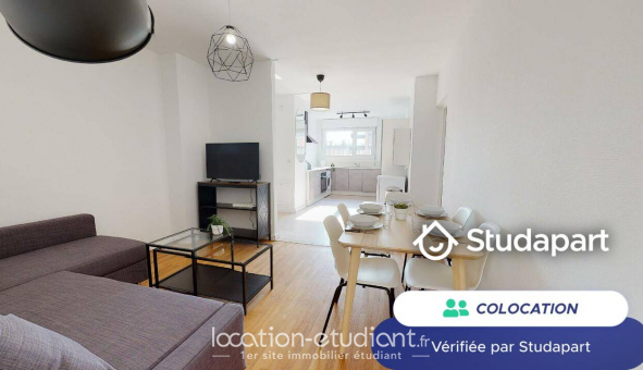 Colocation tudiante Studio à Lyon 2me arrondissement (69002)