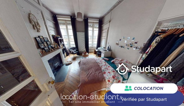 Colocation tudiante Studio à Lyon 2me arrondissement (69002)