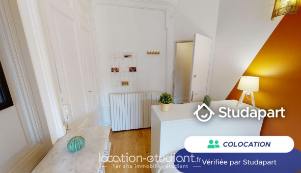 Colocation tudiante Studio à Lyon 2me arrondissement (69002)