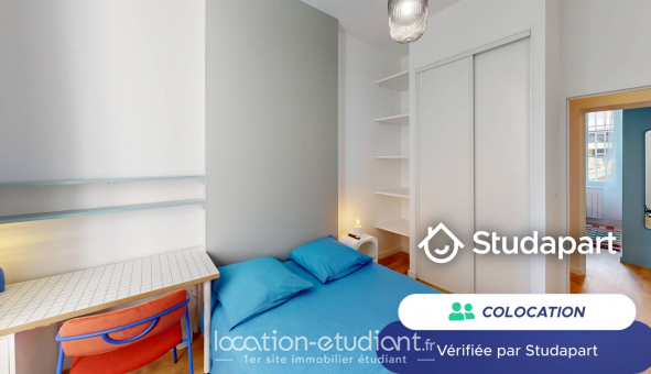 Colocation tudiante Studio à Lyon 3me arrondissement (69003)