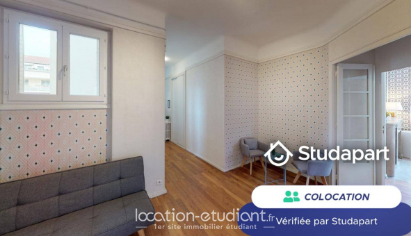 Colocation tudiante T1 à Lyon 3me arrondissement (69003)