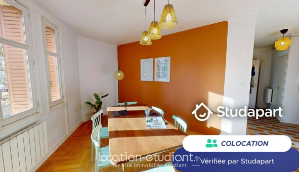 Colocation tudiante Studio à Lyon 7me arrondissement (69007)