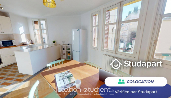 Colocation tudiante Studio à Lyon 7me arrondissement (69007)