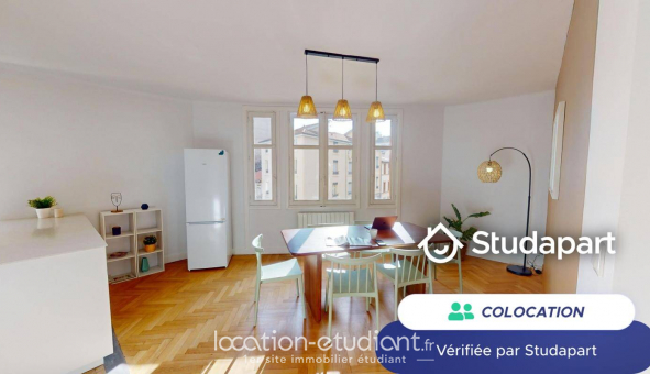 Colocation tudiante Studio à Lyon 7me arrondissement (69007)