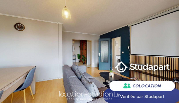 Colocation tudiante Studio à Lyon 8me arrondissement (69008)