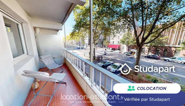 Colocation tudiante Studio à Lyon 8me arrondissement (69008)