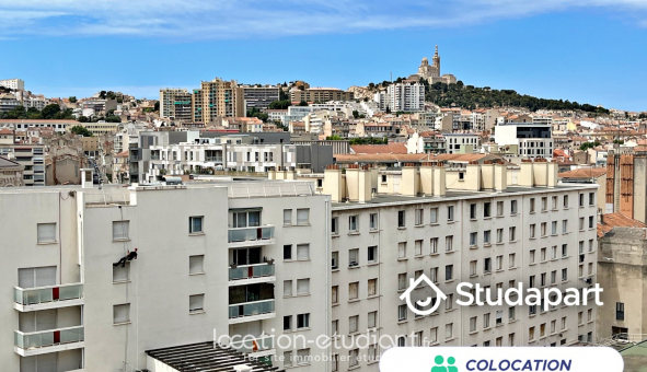 Colocation tudiante Studio à Marseille 06me arrondissement (13006)