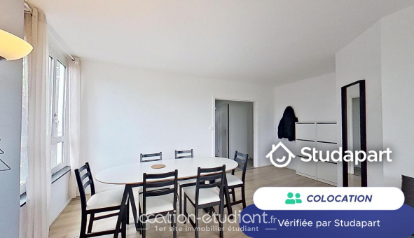 Colocation tudiante Studio à Mont Saint Aignan (76130)