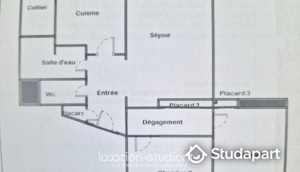 Colocation tudiante Studio à Mont Saint Aignan (76130)