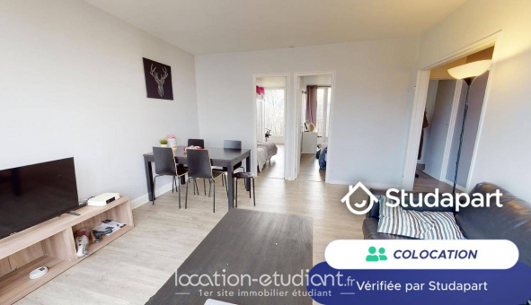 Colocation tudiante Studio à Mont Saint Aignan (76130)