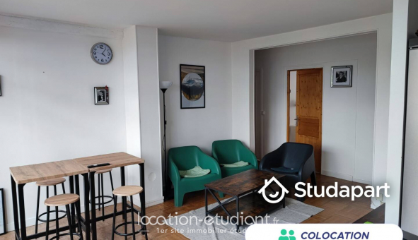 Colocation tudiante Studio à Mont Saint Aignan (76130)