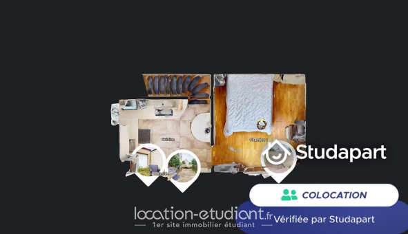 Colocation tudiante Studio à Montmagny (95360)