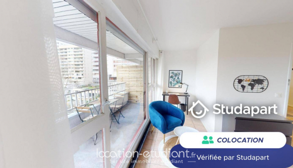 Colocation tudiante Studio à Nanterre (92000)