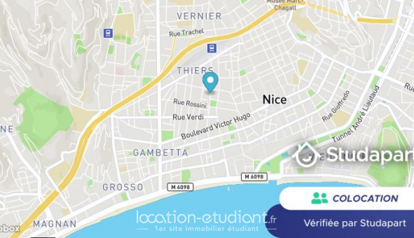 Colocation tudiante T3 à Nice (06100)