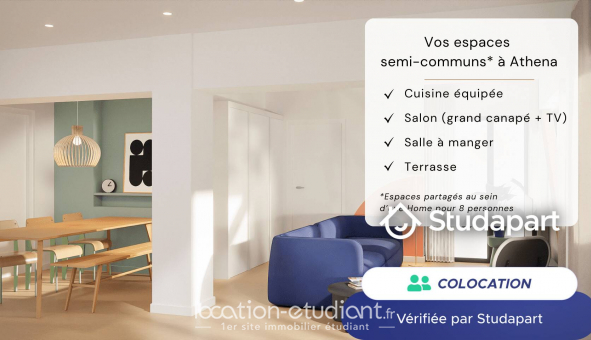 Colocation tudiante Studio à Orsay (91400)