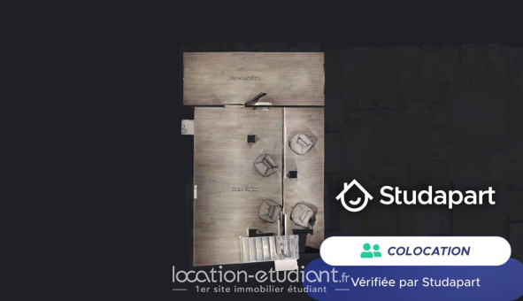 Colocation tudiante Studio à Oullins (69600)