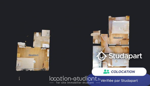 Colocation tudiante Studio à Oullins (69600)