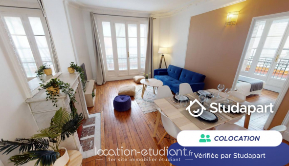 Colocation tudiante Studio à Paris 07me arrondissement (75007)