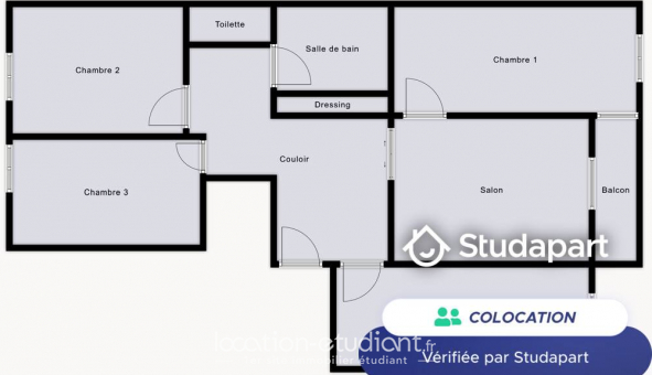 Colocation tudiante Studio à Paris 12me arrondissement (75012)