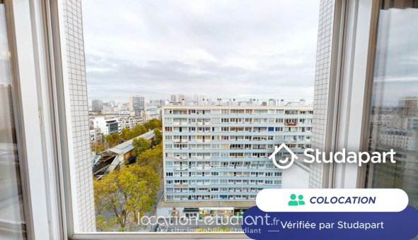 Colocation tudiante Studio à Paris 13me arrondissement (75013)