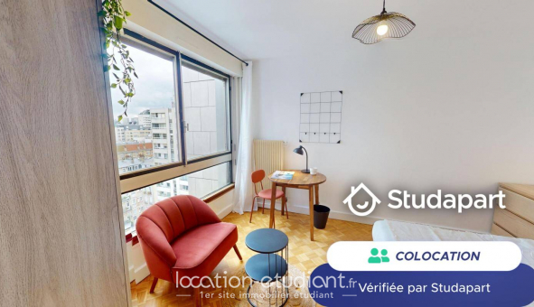 Colocation tudiante Studio à Paris 15me arrondissement (75015)