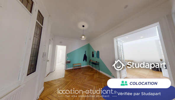 Colocation tudiante Studio à Paris 17me arrondissement (75017)