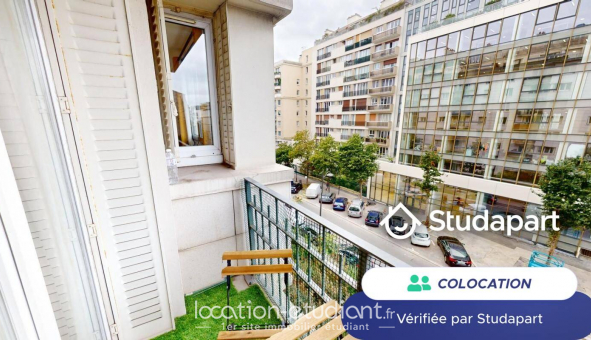 Colocation tudiante Studio à Paris 17me arrondissement (75017)