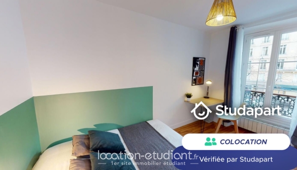 Colocation tudiante Studio à Paris 17me arrondissement (75017)