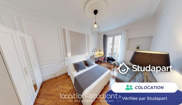 Colocation tudiante Studio à Paris 17me arrondissement (75017)