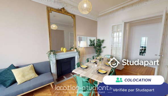 Colocation tudiante Studio à Paris 17me arrondissement (75017)