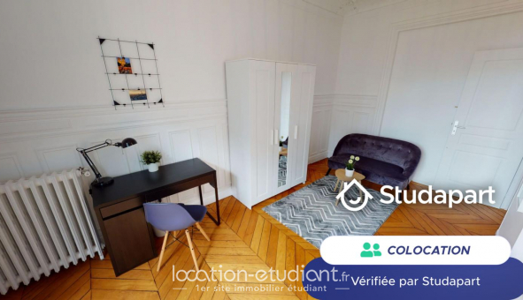 Colocation tudiante Studio à Paris 17me arrondissement (75017)