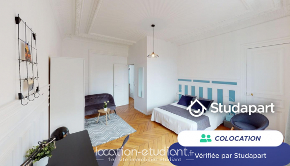 Colocation tudiante Studio à Paris 17me arrondissement (75017)