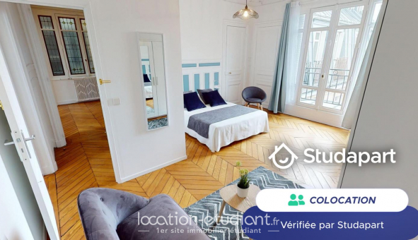 Colocation tudiante Studio à Paris 17me arrondissement (75017)