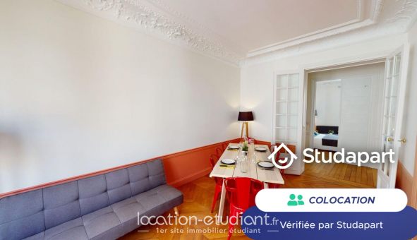 Colocation tudiante Studio à Paris 17me arrondissement (75017)