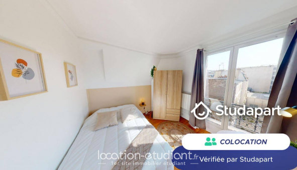 Colocation tudiante Duplex à Paris 18me arrondissement (75018)